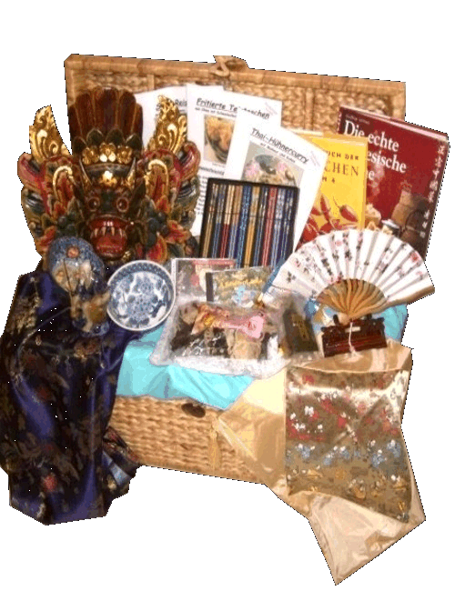 Kunsthandwerk, Kochb&uuml;cher, Gew&uuml;rze & Spezialit&auml;ten aus Asien
