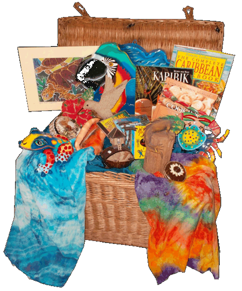 Kunsthandwerk, Kochb&uuml;cher, Gew&uuml;rze & Spezialit&auml;ten aus Karibik