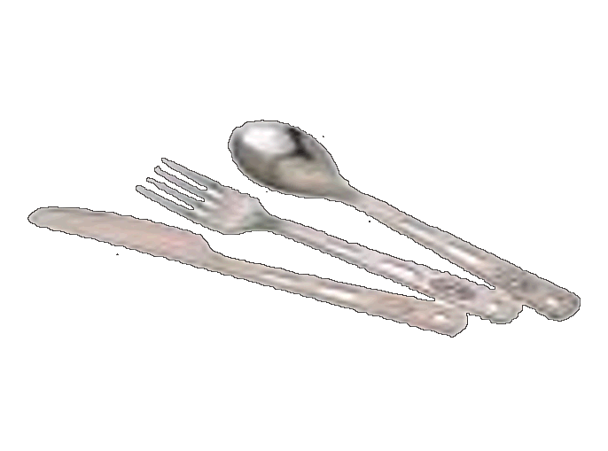 mit Messer-Gabel-L&ouml;ffel essen