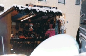 Christkindlmarkt vor dem Garmischer Hof in Sendling-München